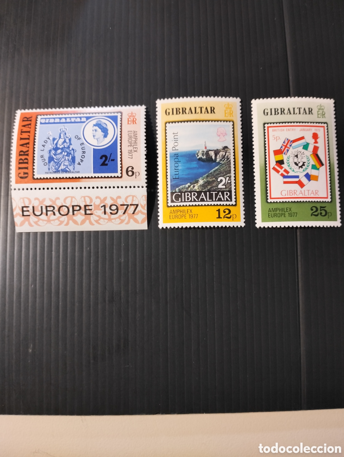 Sellos: GIBRALTAR 1977 AMPHILES77 - Foto 1