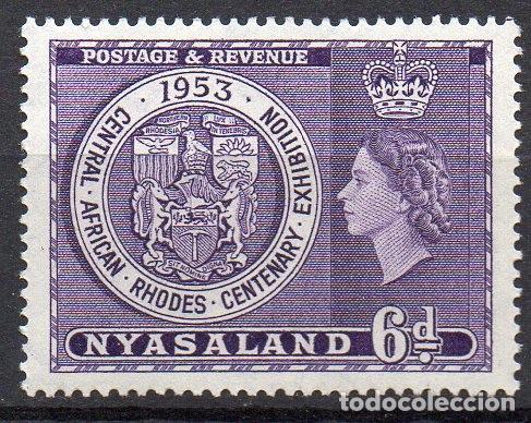 Timbres: NYASALAND/1951/MNH/SC#96/EJERCITO DE AFRICA CENTRAL BRITANICA & NYASALAND PROTECTORADO /KGVI /
