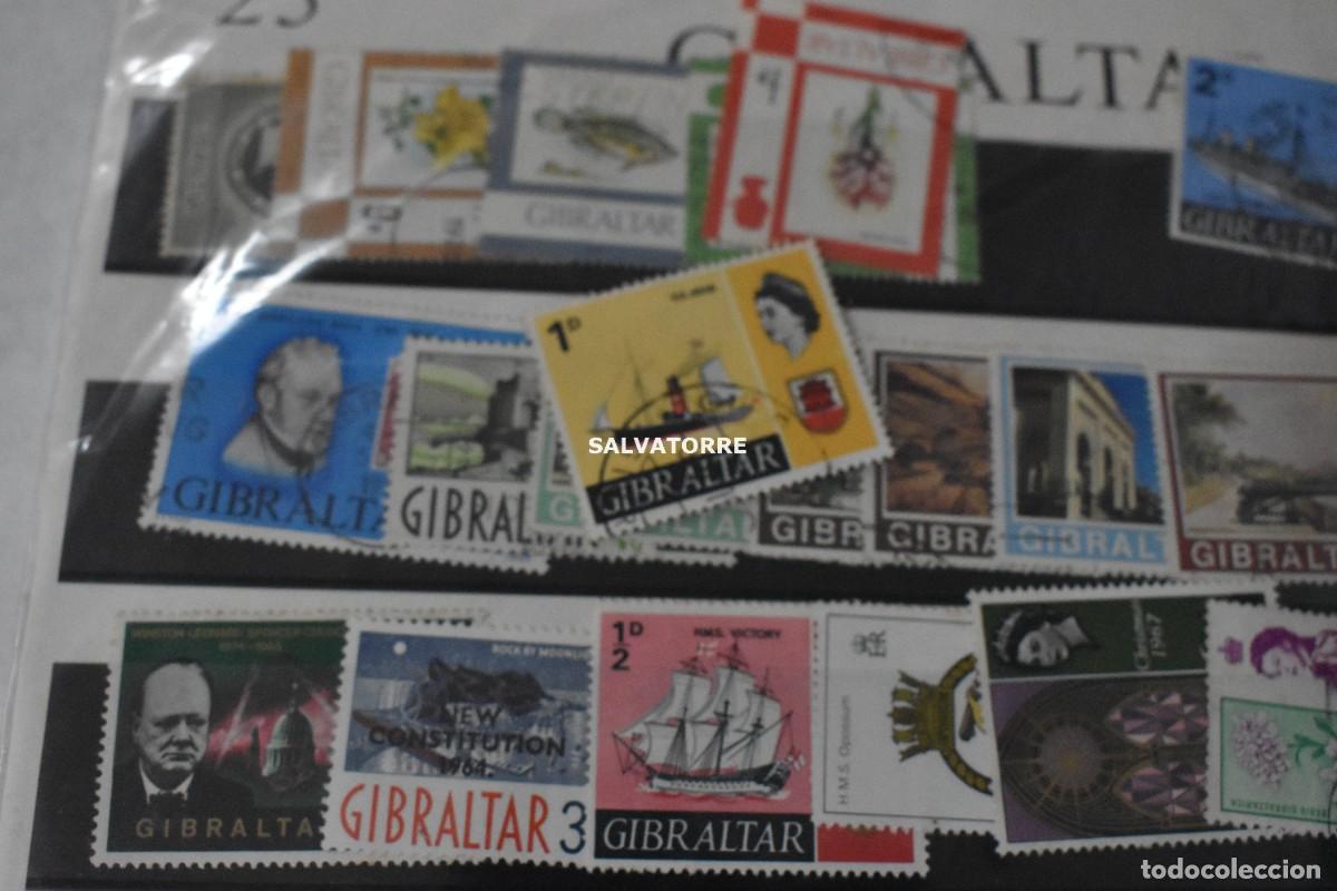 Sellos: GIBRALTAR A BENROCK PACKET SELLOS STAMP - Foto 2