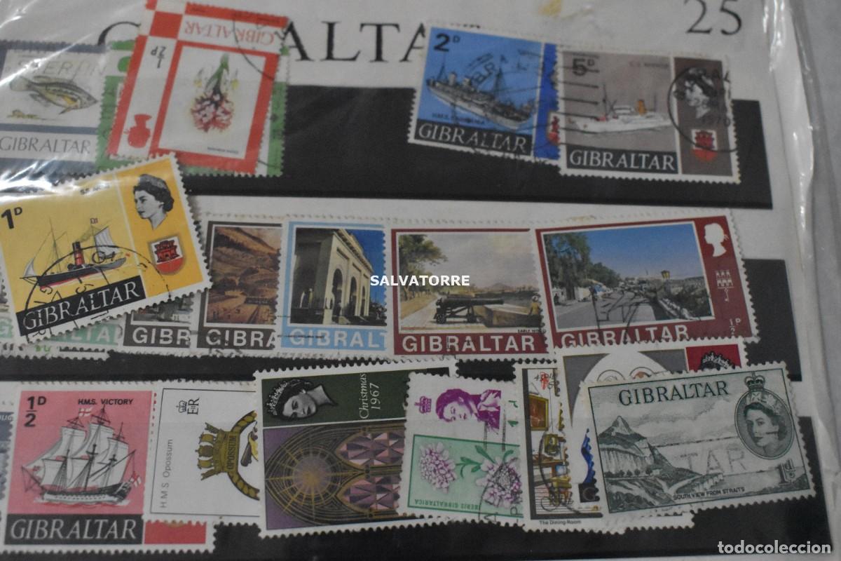 Sellos: GIBRALTAR A BENROCK PACKET SELLOS STAMP - Foto 3