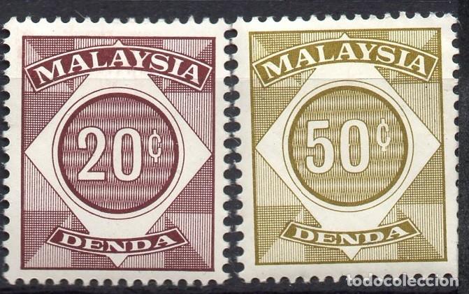 Selos: MALAYSIA/1980-6/MH/SC#J12-J13/ POSTAGE DUE/ SET PARCIAL