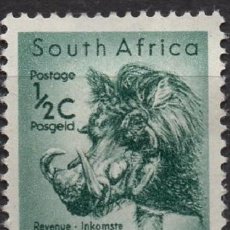 Sellos: SOUTH AFRICA/1954/MH/SC#200/ JABALI / ANIMALES / 1/2P