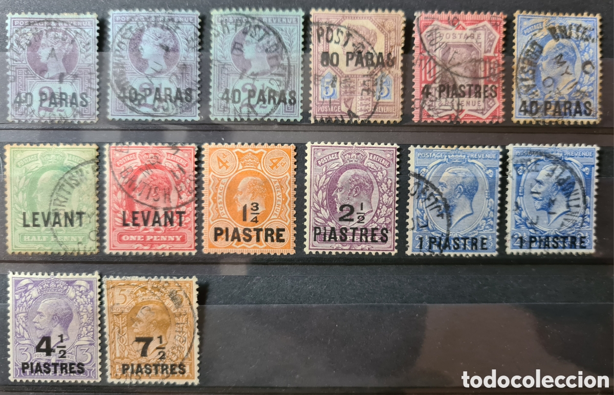 Sellos: Sellos de los Correos Brit&aacute;nicos en el Imperio Turco