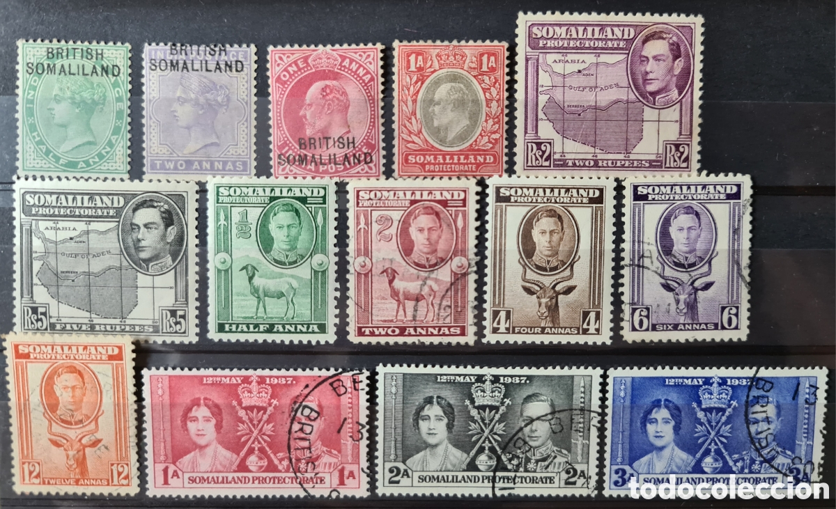 Briefmarken: Sellos del Protectorado de Somalilandia