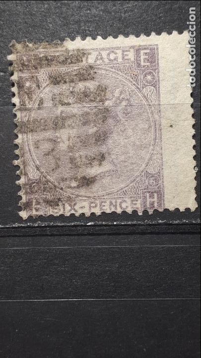 Sellos: INGLATERRA. A&Ntilde;O 1865 &deg; . YVERT 29 - Foto 1