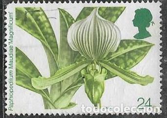 Sellos: GRAN BRETA&Ntilde;A YVERT 1666, FLORA - Foto 1