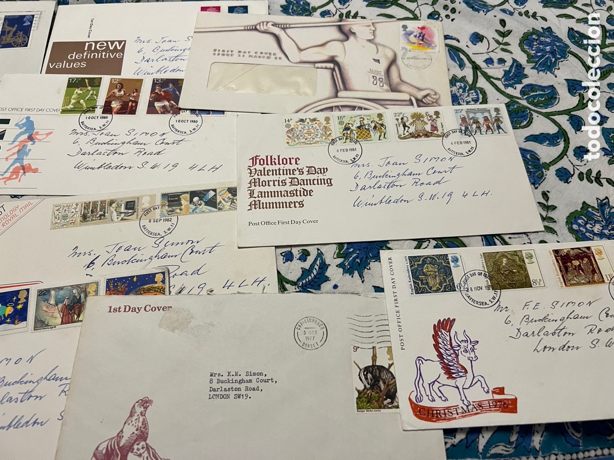 Sellos: Lote cartas FDC Inglaterra - Foto 3