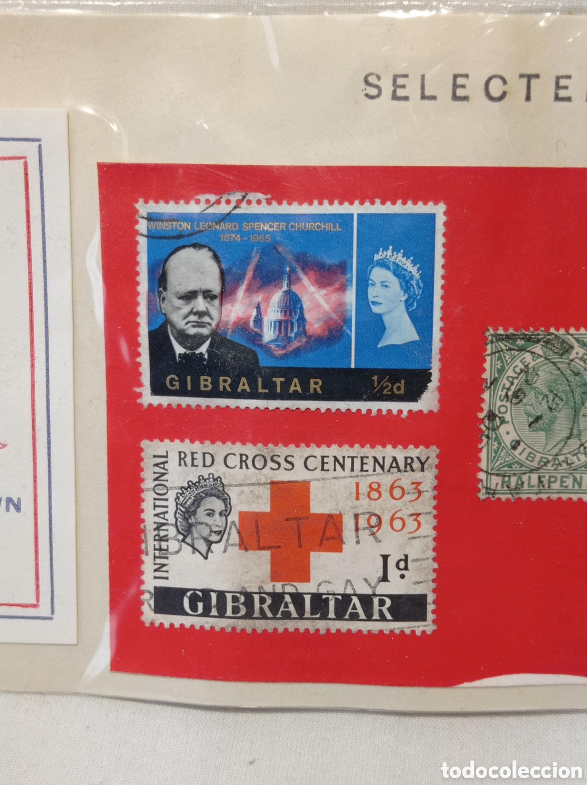 Sellos: LOTE 5 SELLOS GIBRALTAR - Foto 3