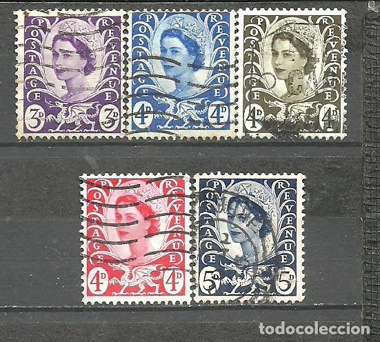 Sellos: WALES 1967-70 - SG NRO. 7-11? - diversos estados