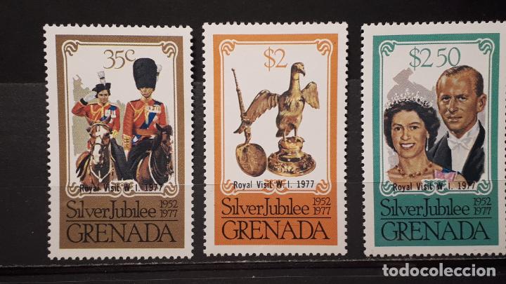 Sellos: GRENADA **. A&Ntilde;O 1977. YVERT 732/4 - Foto 1