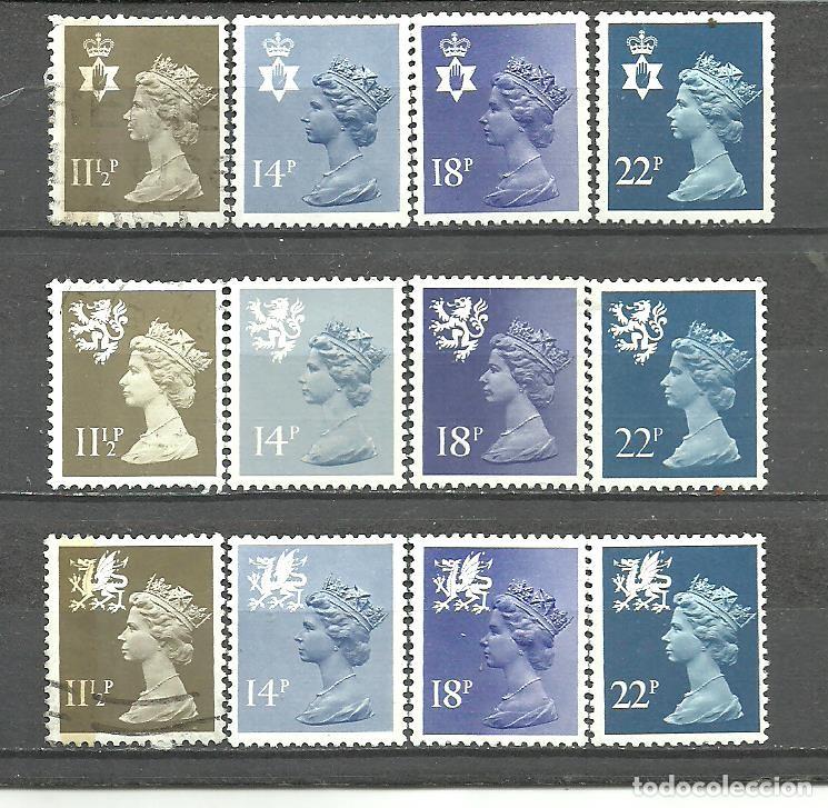 Sellos: N.IRELAND-SCOTLAND-WALES 1981 - COMPLETOS - USADOS Y NUEVOS