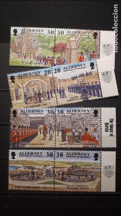 Sellos: AURIGNY. A&Ntilde;O 1999 **. YVERT 138/45. - Foto 1