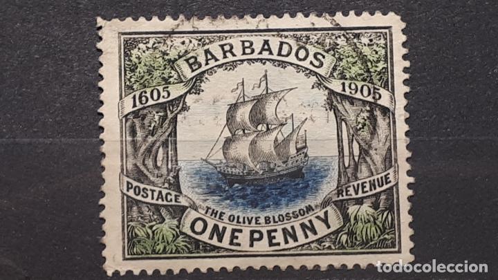Sellos: BARBADOS . A&Ntilde;O 1906 &deg;. YVERT 83 - Foto 1