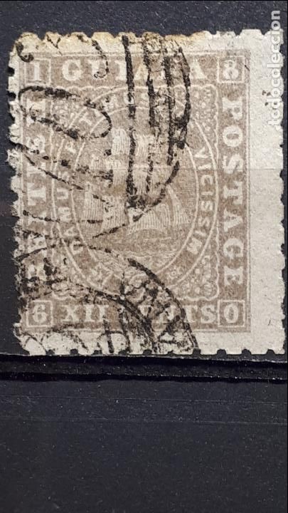 Sellos: GUYANA. A&Ntilde;O 1866 &deg;. YVERT 26 - Foto 1