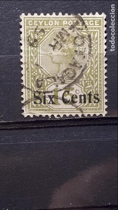 Sellos: CEYLAN .A&ntilde;o 1899 &deg;. Yvert 135 - Foto 1