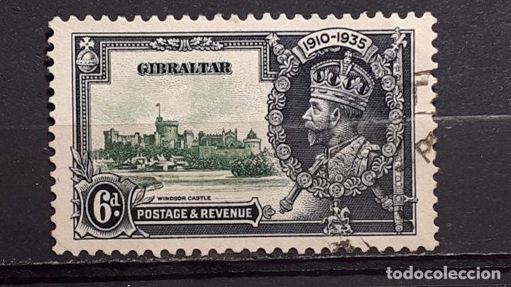 Sellos: GIBRALTAR . A&Ntilde;O 1935. &deg;. YVERT 97 - Foto 1