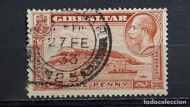 Sellos: GIBRALTAR . &deg;. A&Ntilde;O 1931-3. YVERT 91A - Foto 1