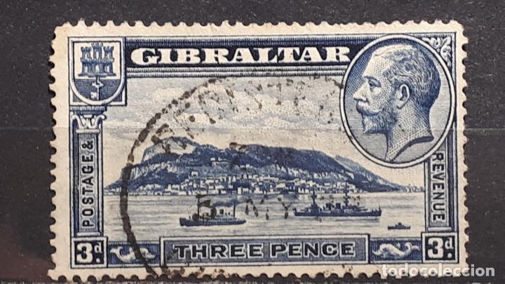 Sellos: GIBRALTAR &deg;. A&Ntilde;O 1935. YVERT 94A. - Foto 1