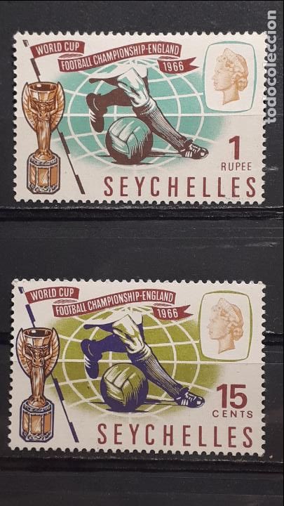 Sellos: SEYCHELLES . A&Ntilde;O 1966. *. YVERT 216/7 - Foto 1
