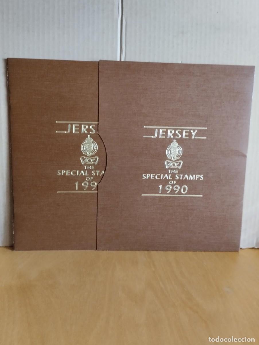 Sellos: JERSEY ---- CARPETA ANUAL 1990 - Foto 1