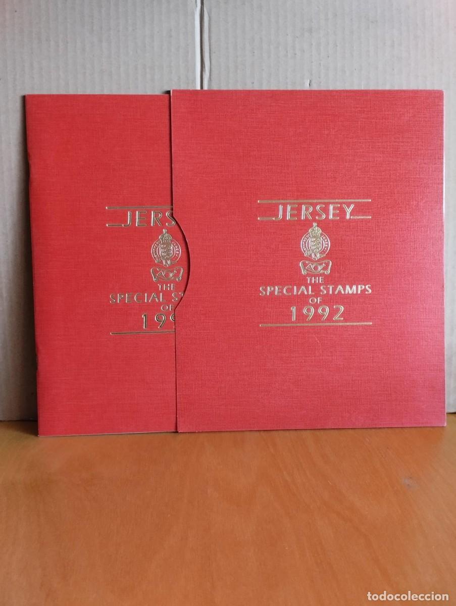Sellos: JERSEY ---- CARPETA ANUAL 1992 - Foto 1