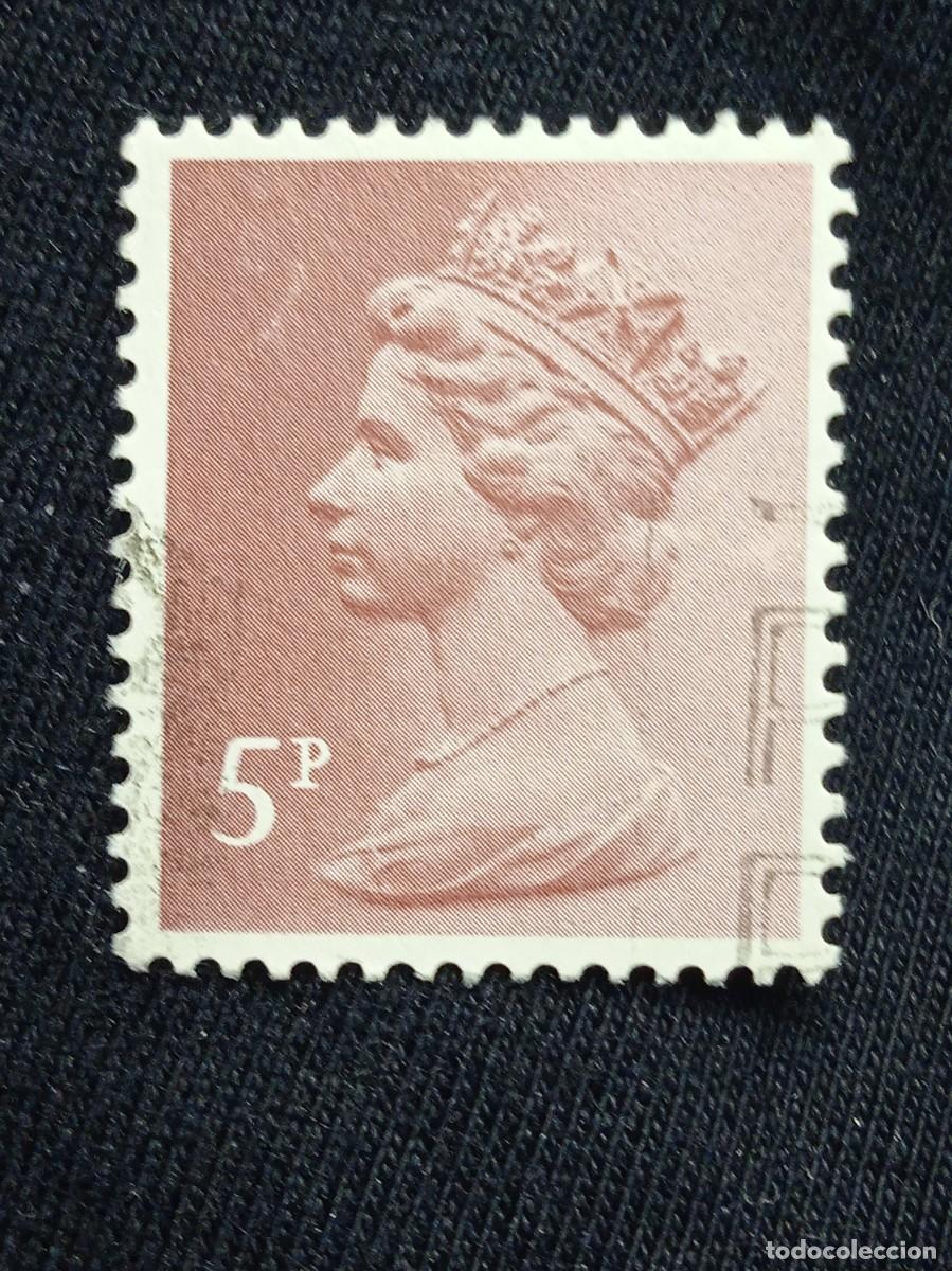 Timbres: SELLO REINA ISABEL DE INGLATERRA, QUEEN ELIZABETH 5 P