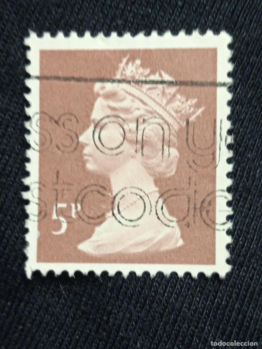 Timbres: SELLO REINA ISABEL DE INGLATERRA, QUEEN ELIZABETH II 5 P