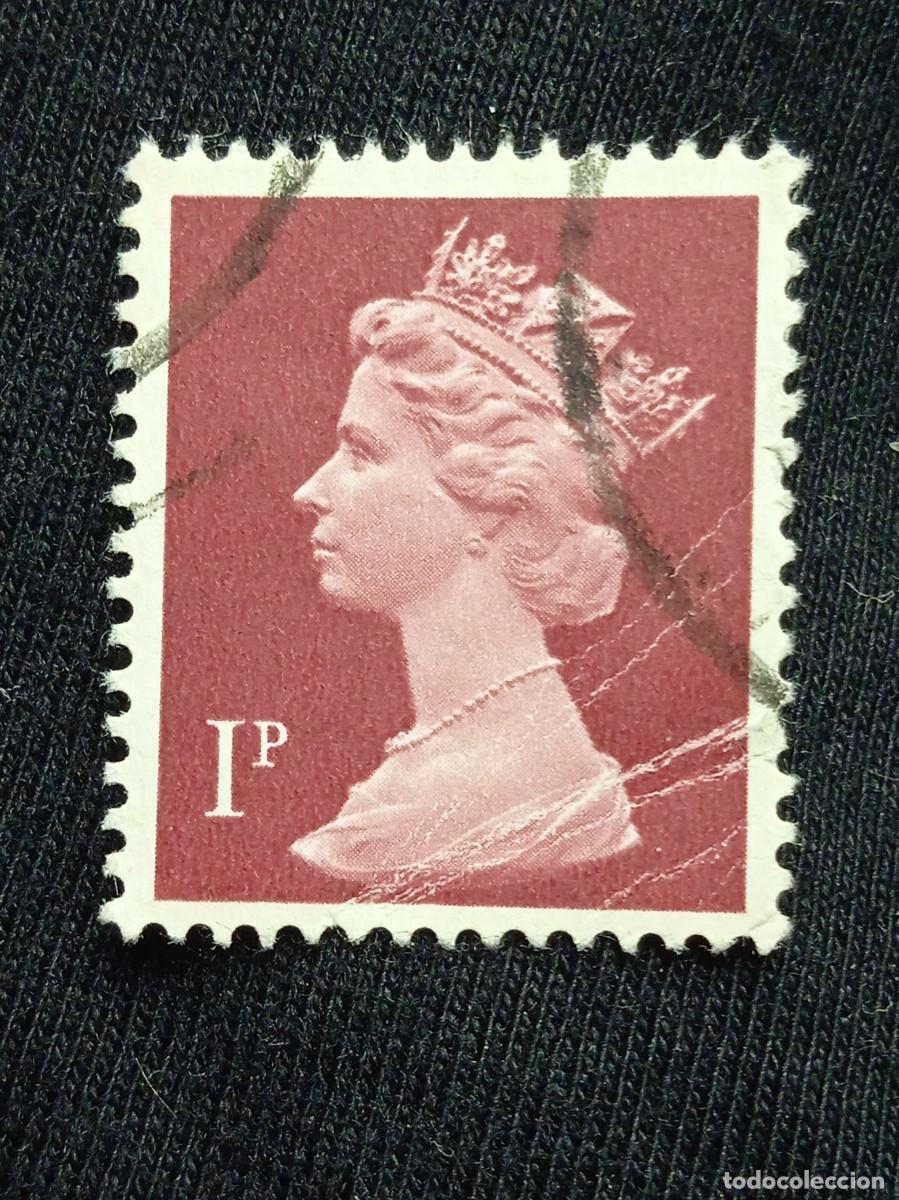 Timbres: SELLO REINA ISABEL DE INGLATERRA, QUEEN ELIZABETH II 1P