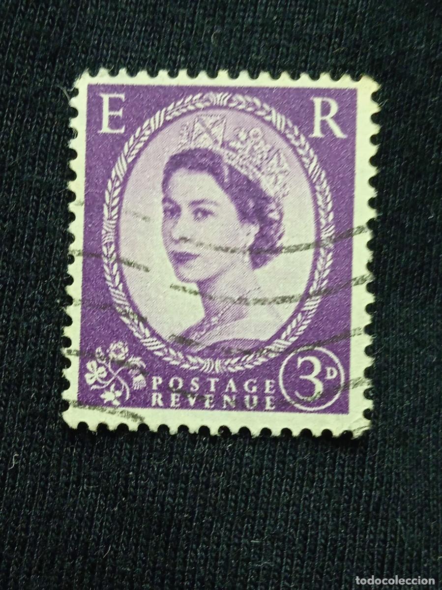Briefmarken: SELLO REINA ISABEL DE INGLATERRA, QUEEN ELIZABETH II, 3D 1952 - 1954