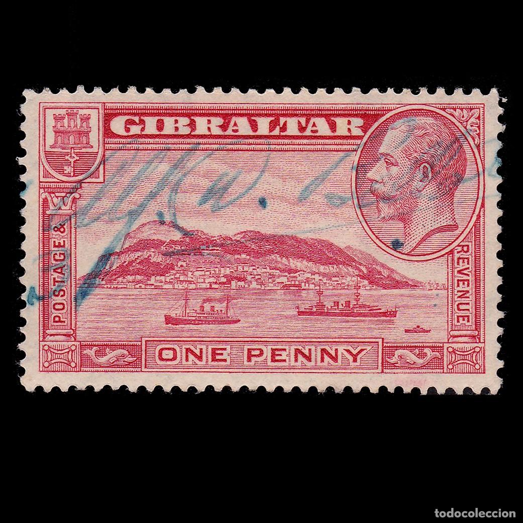 Selos: GIBRALTAR.1931.GV.1d scarlet.SG 110.USED.