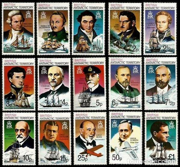 Selos: GRAN BRETA&Ntilde;A 1973 TERRITORIO ANTARTICO NUEVOS **