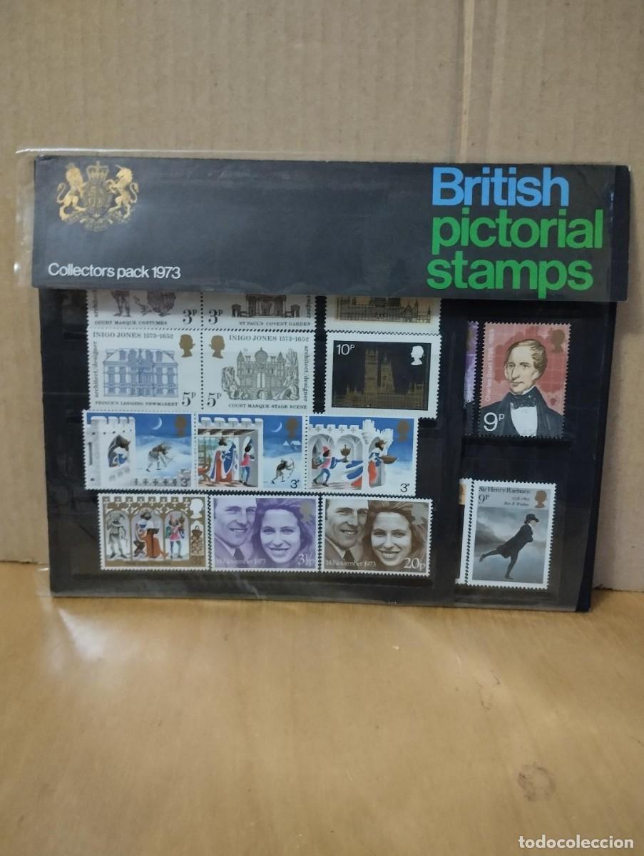 Sellos: ROYAL MAIL STAMPS YEAR PACK --- 1973 - Foto 1