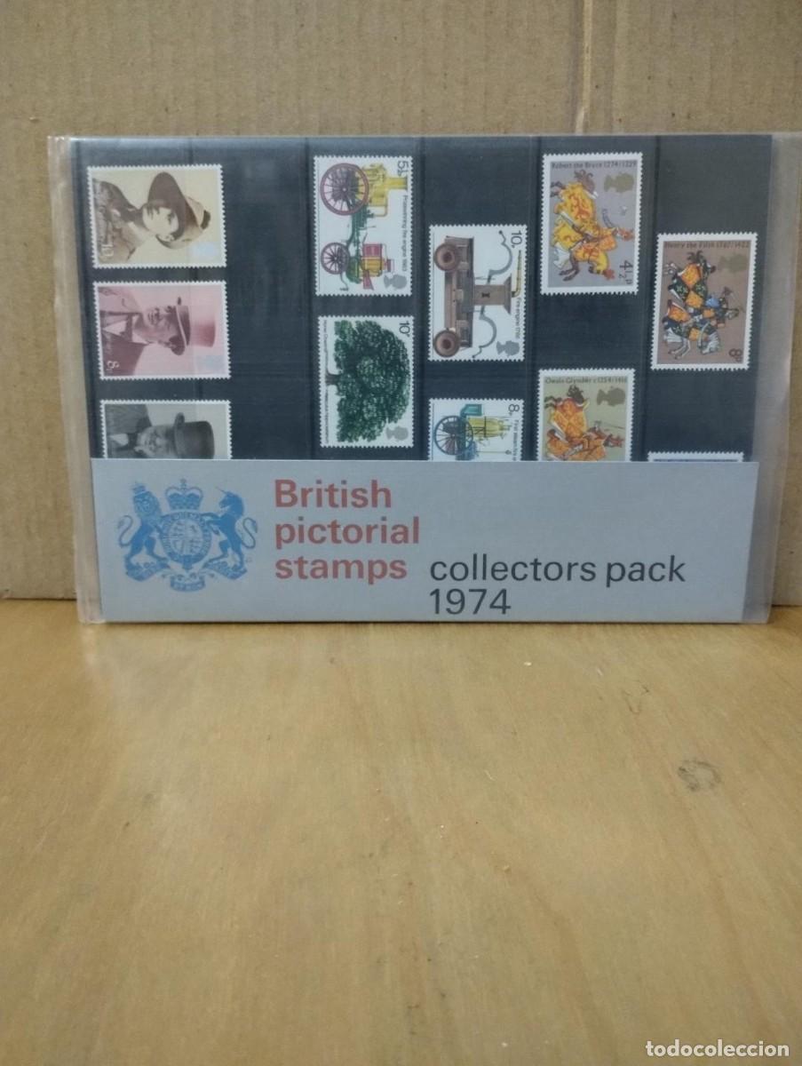 Sellos: ROYAL MAIL STAMPS YEAR PACK --- 1974 - Foto 1