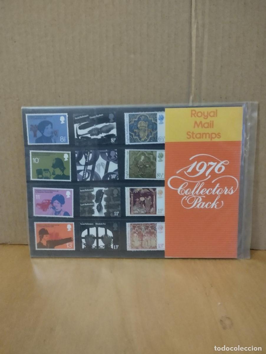 Sellos: ROYAL MAIL STAMPS YEAR PACK --- 1976 - Foto 2