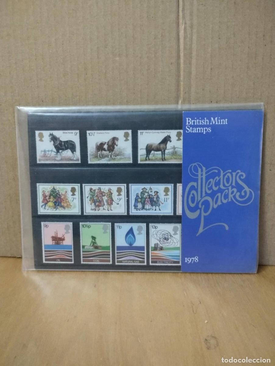 Sellos: ROYAL MAIL STAMPS YEAR PACK --- 1978 - Foto 2