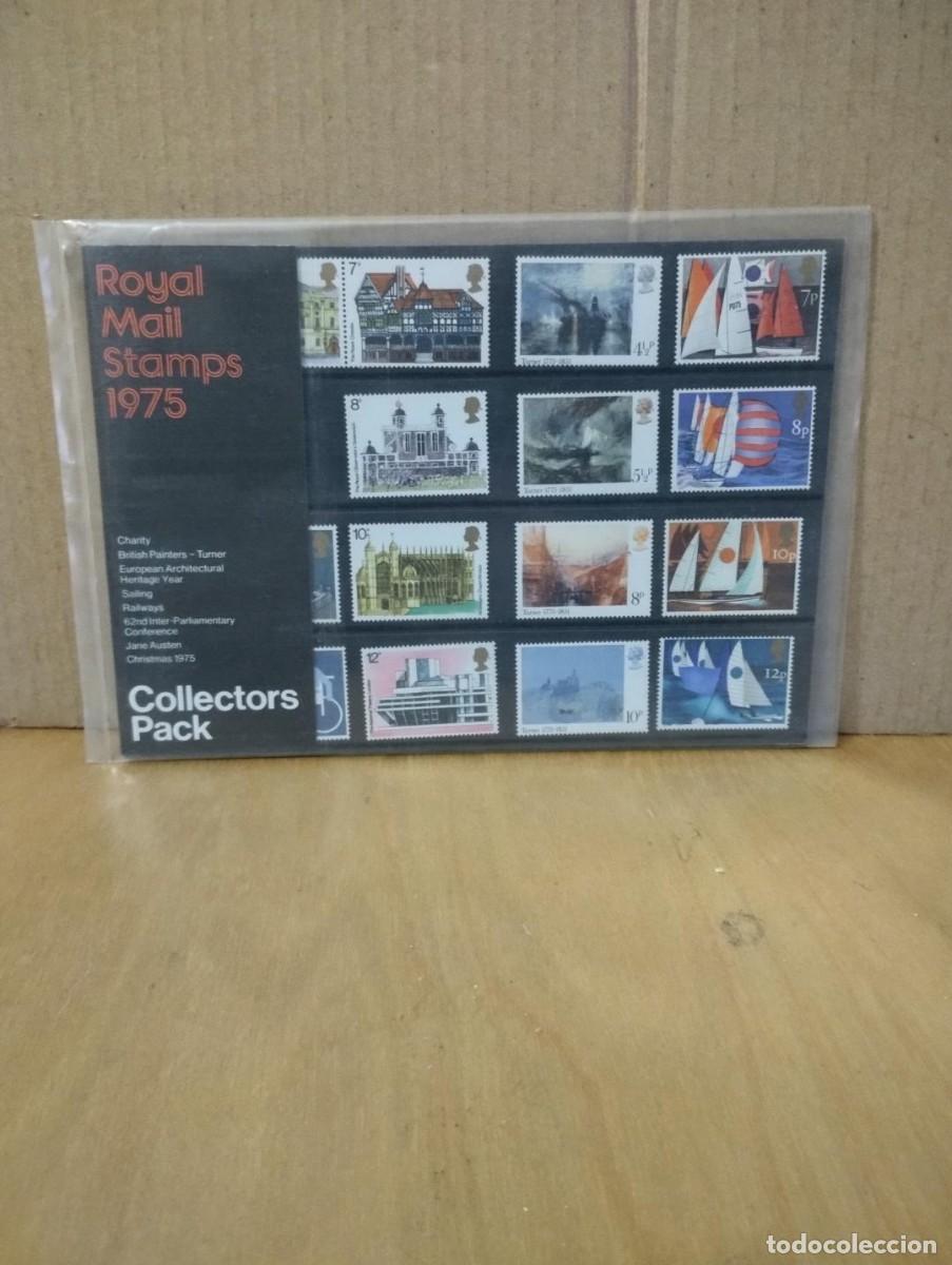 Sellos: ROYAL MAIL STAMPS YEAR PACK --- 1975 - Foto 1
