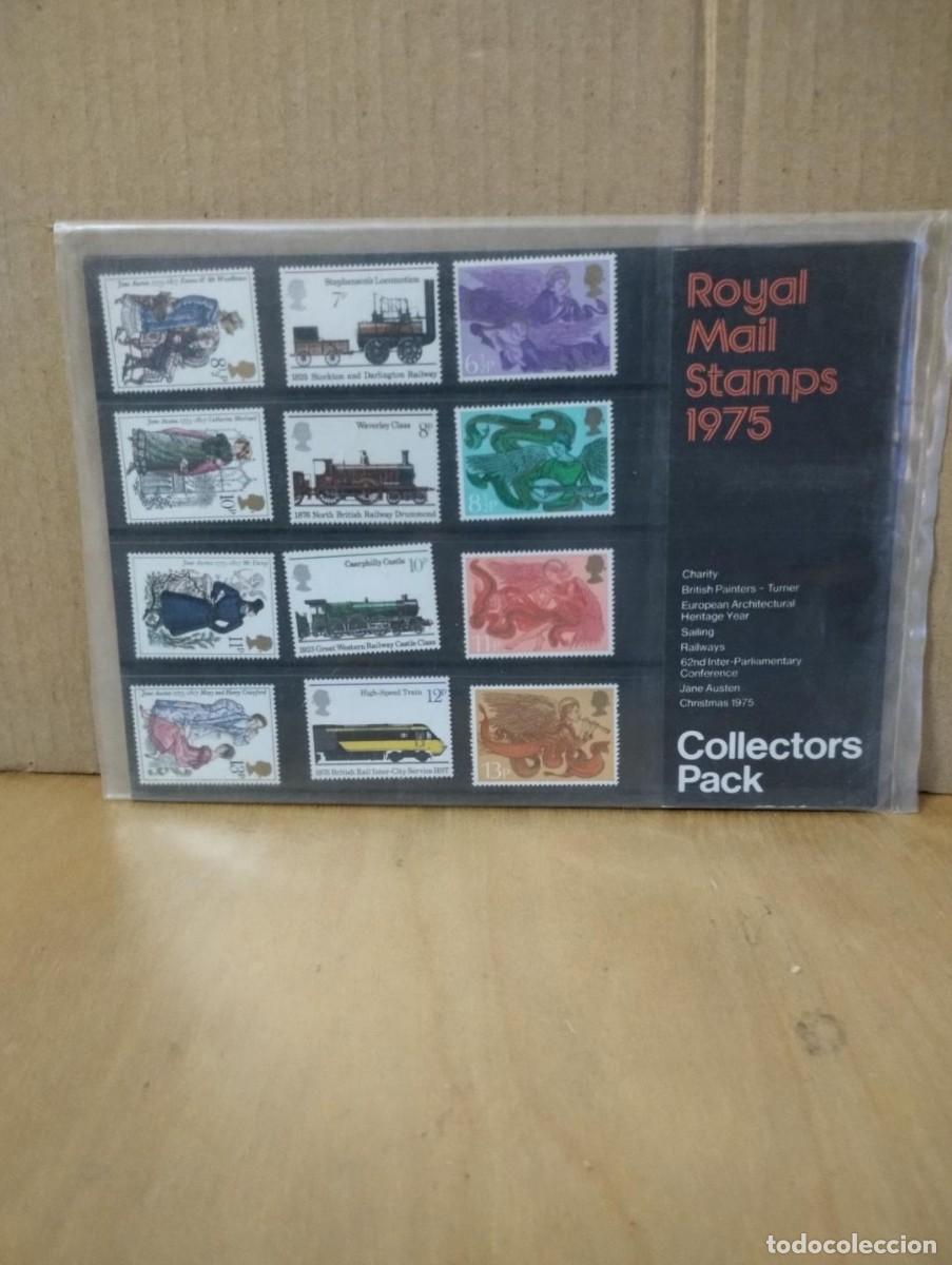 Sellos: ROYAL MAIL STAMPS YEAR PACK --- 1975 - Foto 2