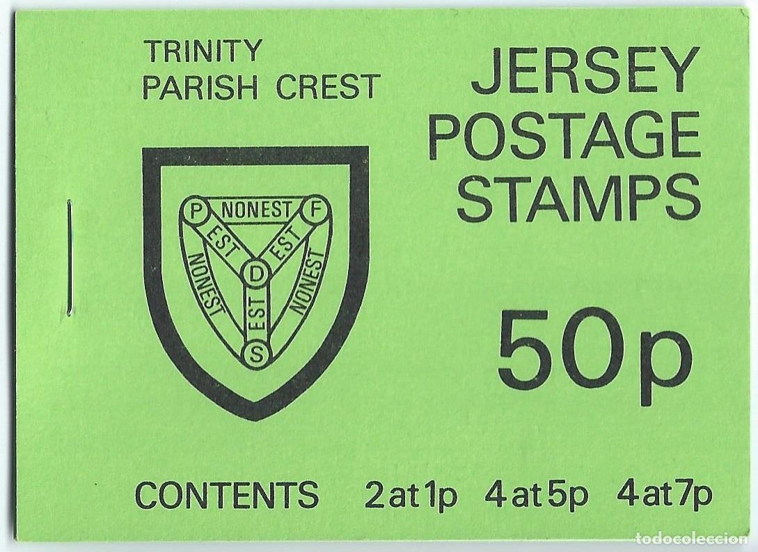Timbres: Booklet Trinity Parish Crest - Jersey Postage Stamps - 50p (1976)