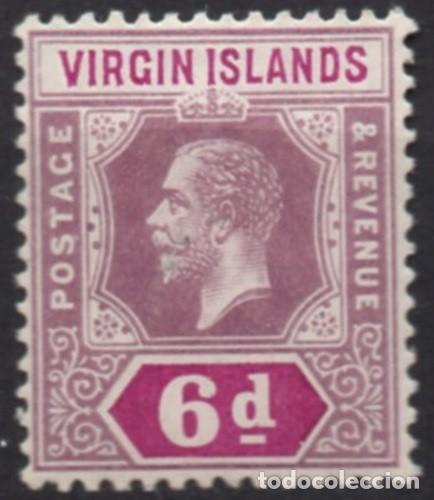 Sellos: VIRGIN ISLANDS/1913/MH/SC#43/ REY JORGE VI / KGVI / 6p