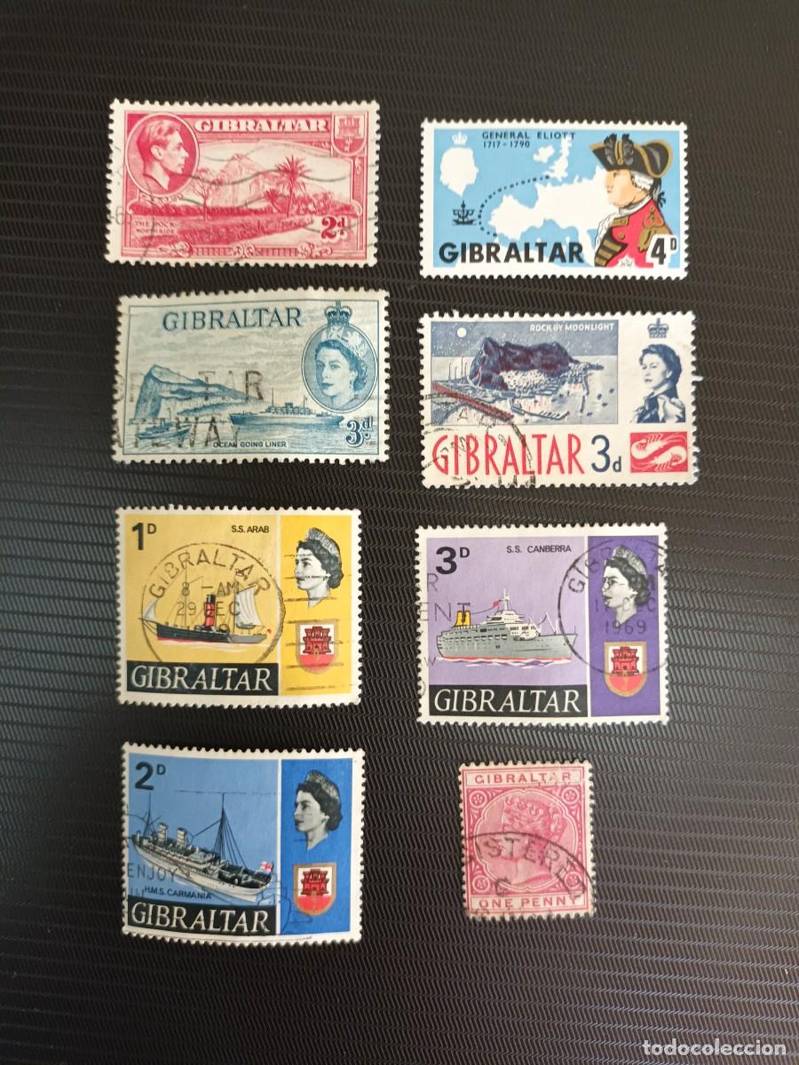 Sellos: OCHO SELLOS GIBRALTAR - Foto 1