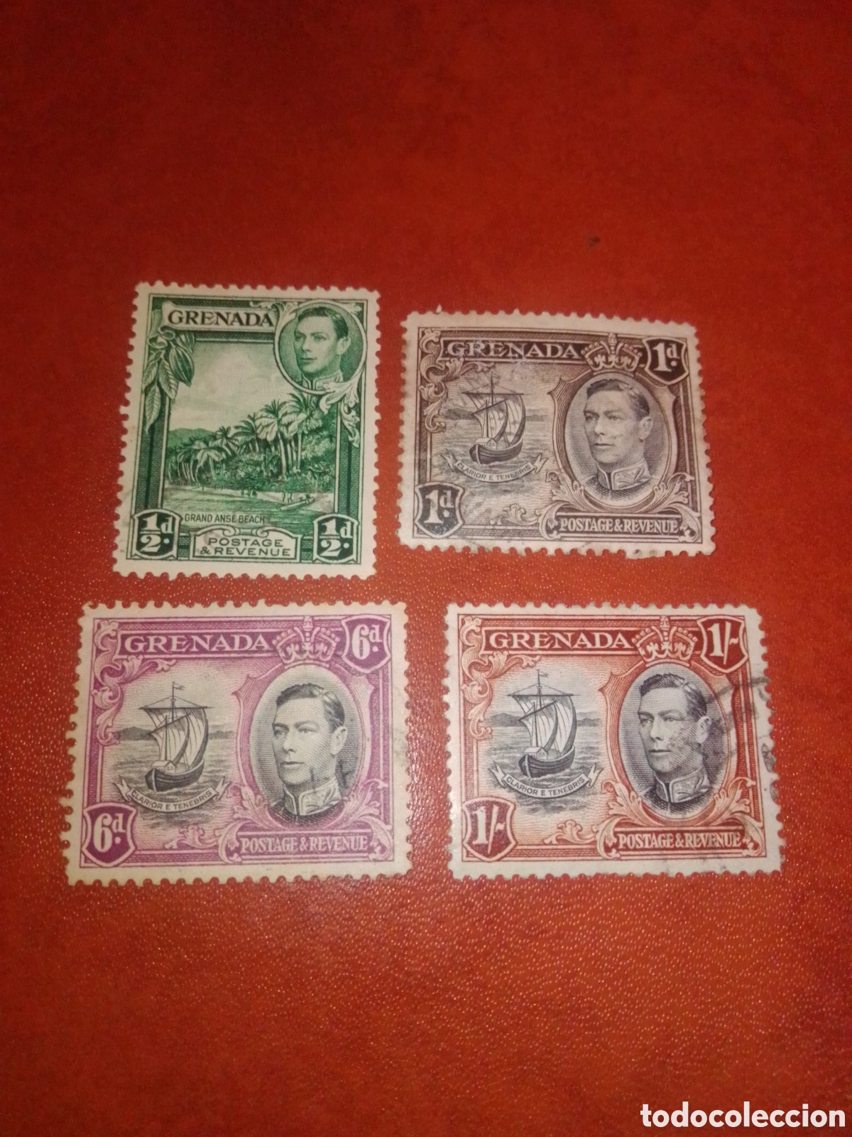 Sellos: Grenada Granada Jorge VI 1938 - Foto 1