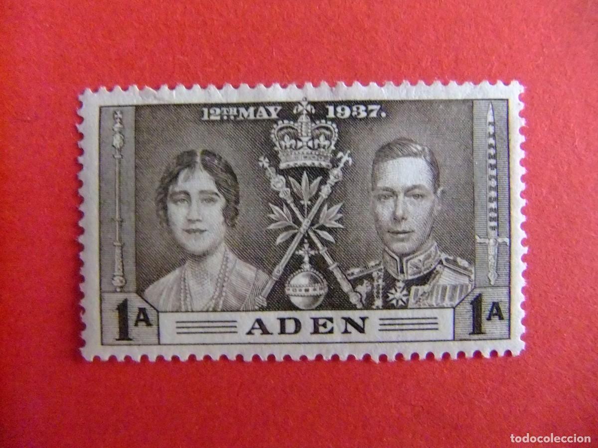 Sellos: 49 ADEN CORONACI&Oacute;N GEORGE VI 1937 YVERT 13 MN