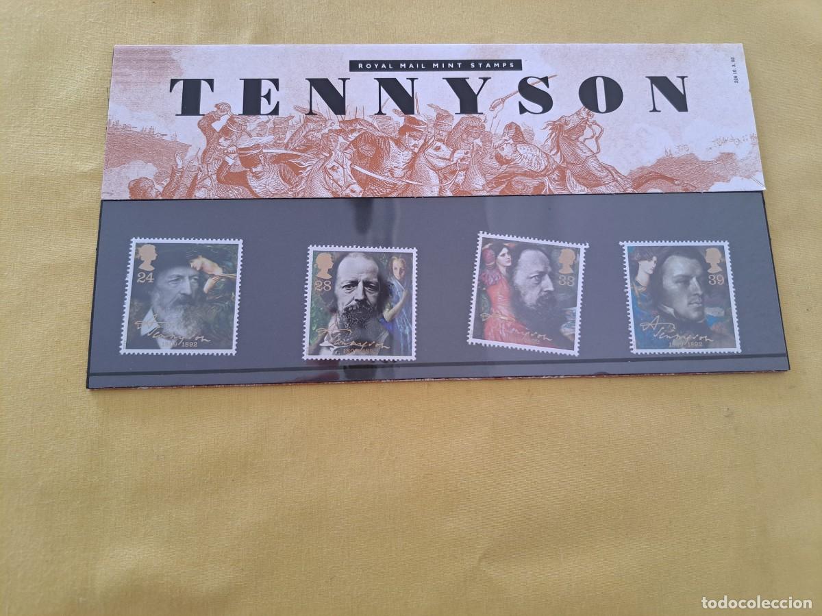 Selos: SERIE 4 SELLOS ROYAL MAIL MINT STAMPS TENNYSON