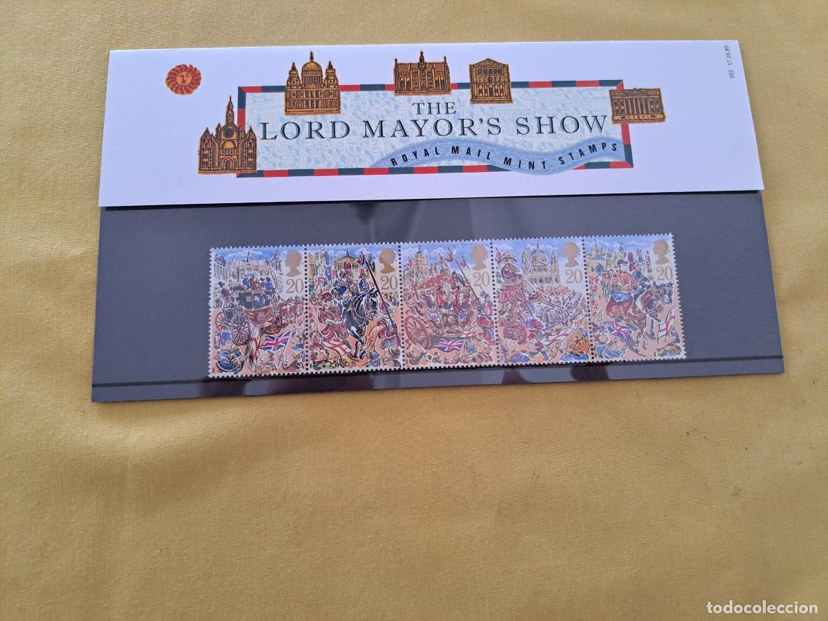 Selos: SERIE 5 SELLOS ROYAL MAIL MINT STAMPS THE LORD MAYOR'S SHOW