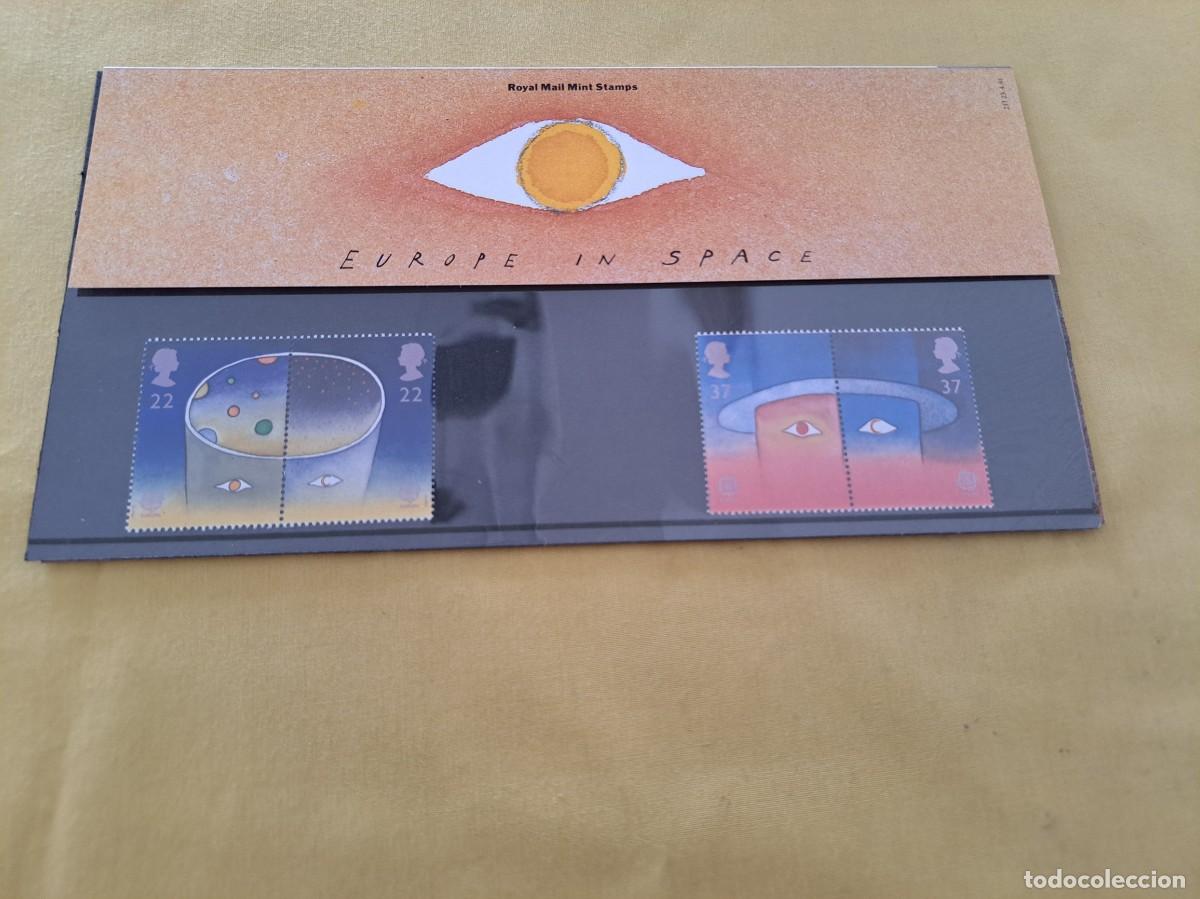 Selos: SERIE 4 SELLOS ROYAL MAIL MINT STAMPS EUROPE IN SPACE