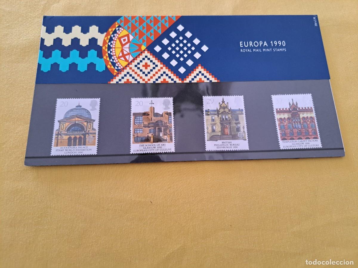 Timbres: SERIE 4 SELLOS ROYAL MAIL MINT STAMPS EUROPA 1990