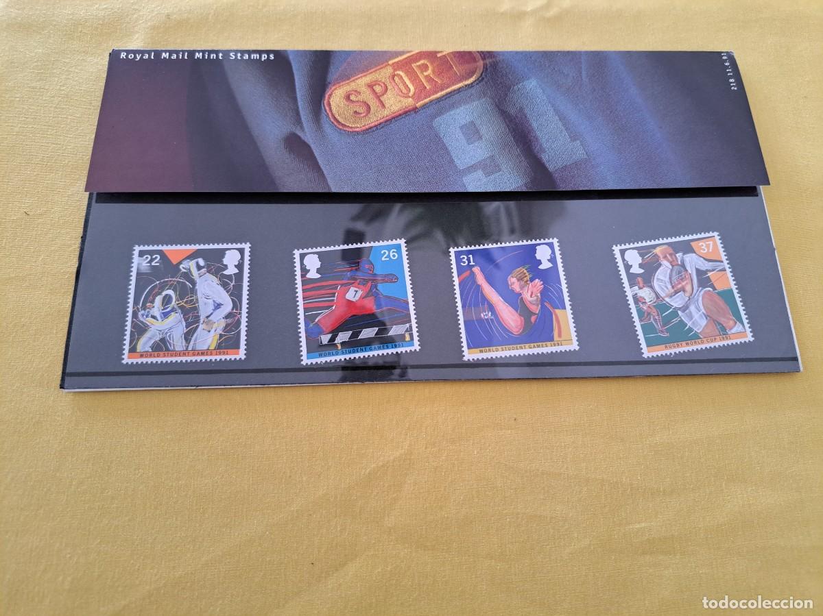 Timbres: SERIE 4 SELLOS ROYAL MAIL MINT STAMPS SPORT