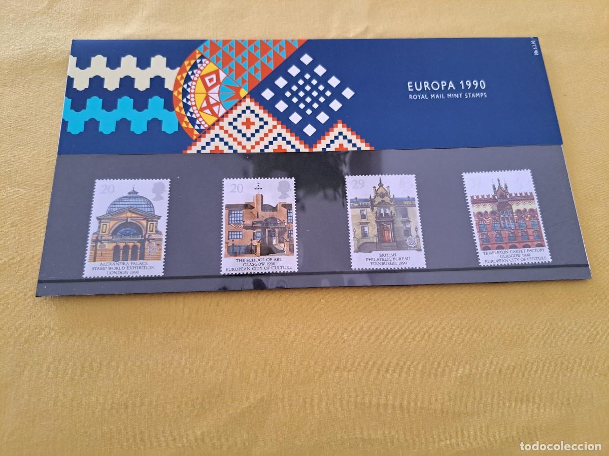 Timbres: SERIE 4 SELLOS ROYAL MAIL MINT STAMPS EUROPA 1990