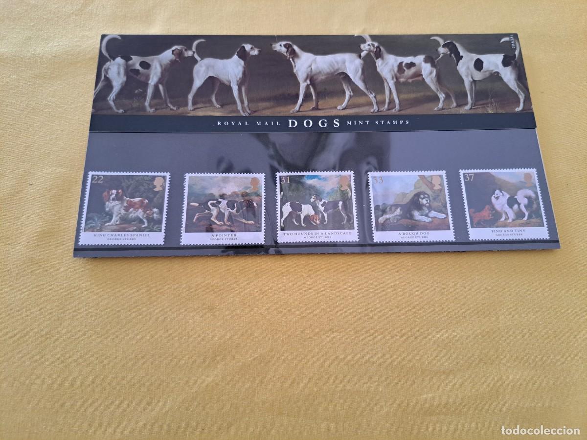 Timbres: SERIE 5 SELLOS ROYAL MAIL MINT STAMPS DOGS