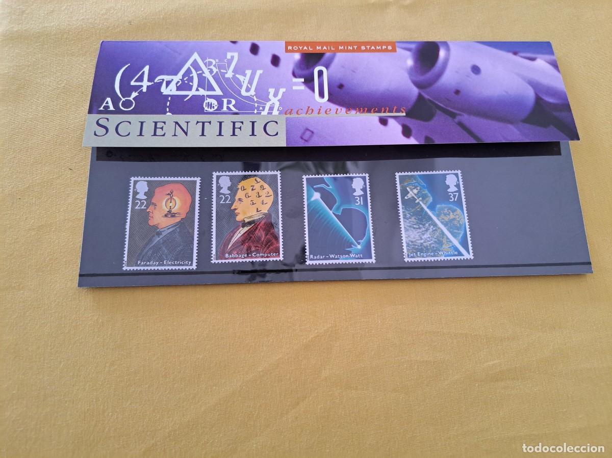 Timbres: SERIE 4 SELLOS ROYAL MAIL MINT STAMPS SCIENTIFIC ACHIEVEMENTS